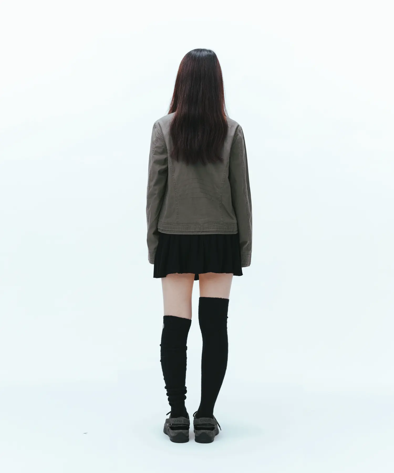 MUSINSA公式 | COYSEIO BINDING COTTON JACKET ASH BROWN