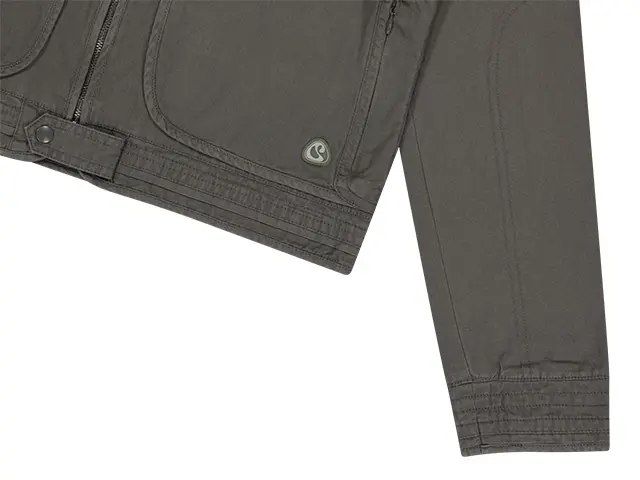 MUSINSA公式 | COYSEIO BINDING COTTON JACKET ASH BROWN