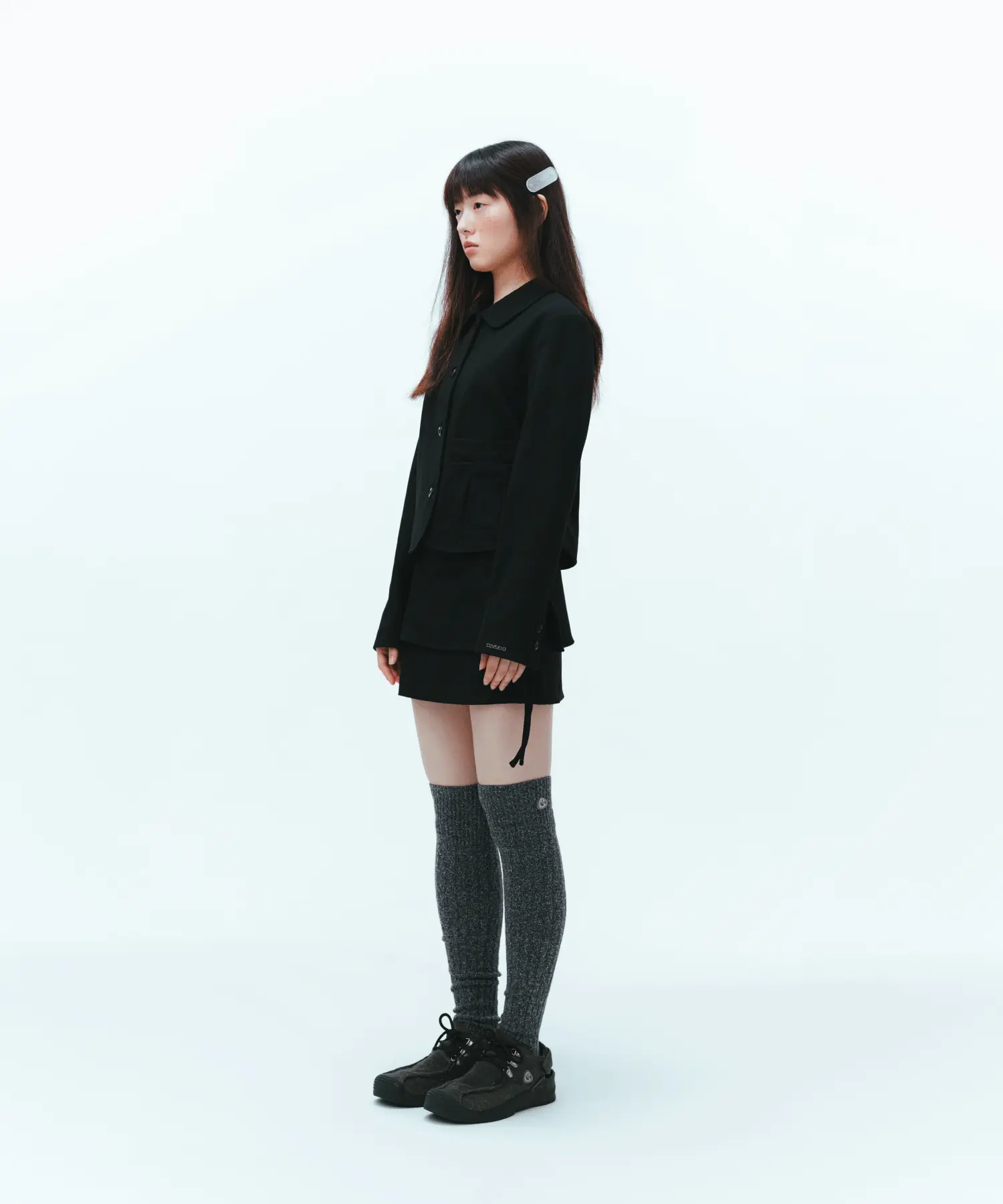 MUSINSA公式 | COYSEIO RIBBON JACKET BLACK