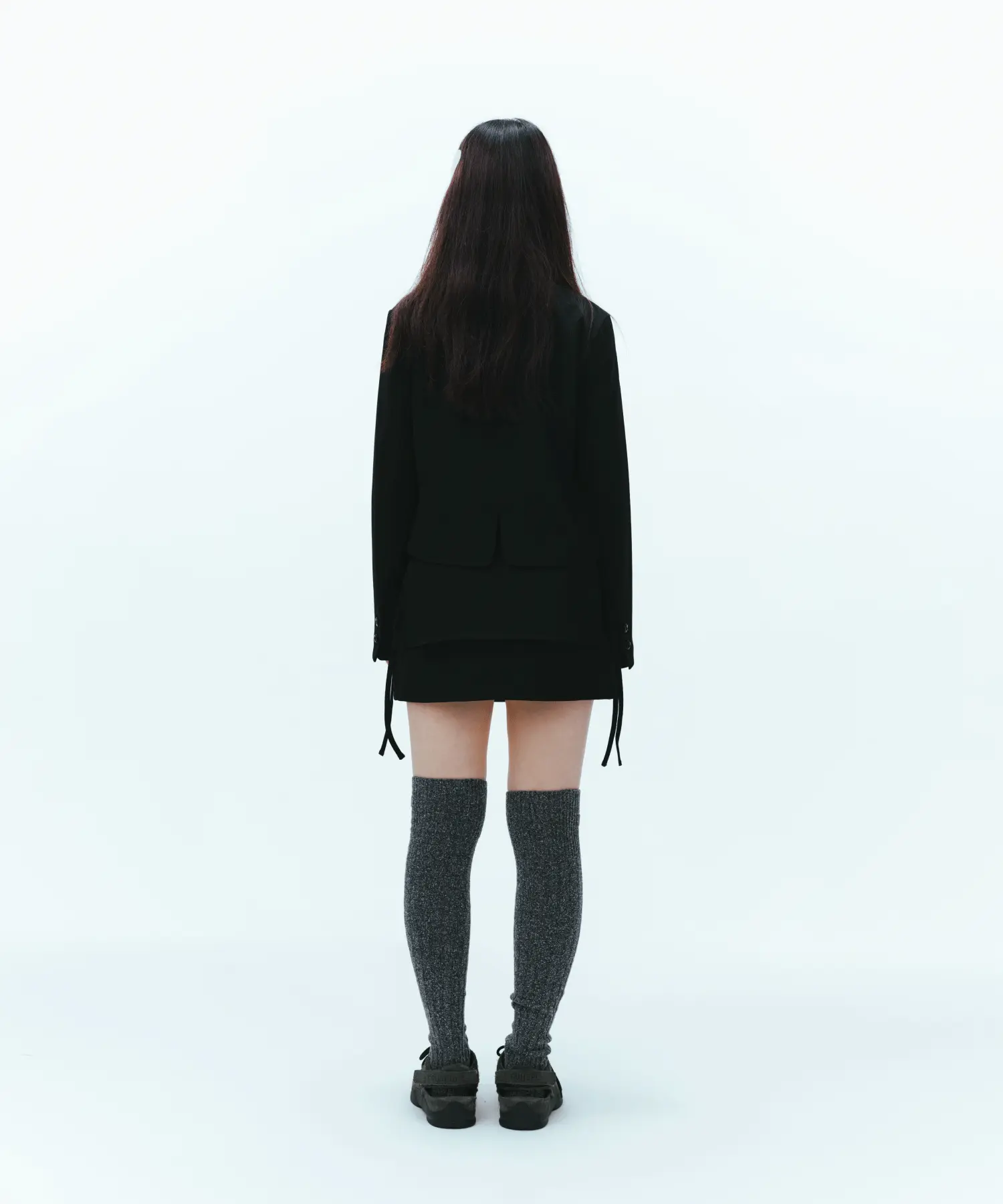 MUSINSA公式 | COYSEIO RIBBON JACKET BLACK