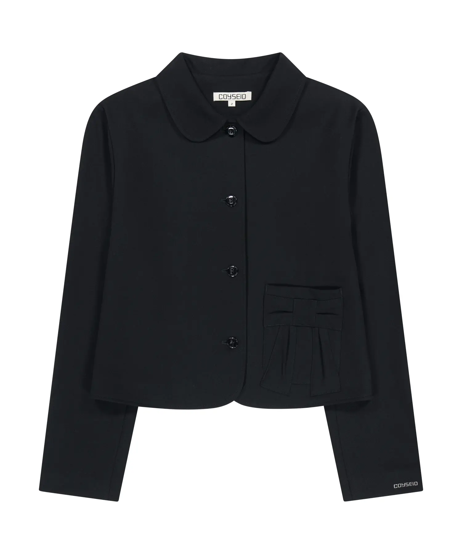 COYSEIO リボンブラックジャケット 新品 MUSINSA公式 | COYSEIO RIBBON JACKET BLACK