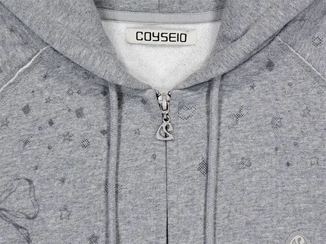 MUSINSA公式 | COYSEIO TWINKLE HOOD ZIP-UP MELANGE GREY