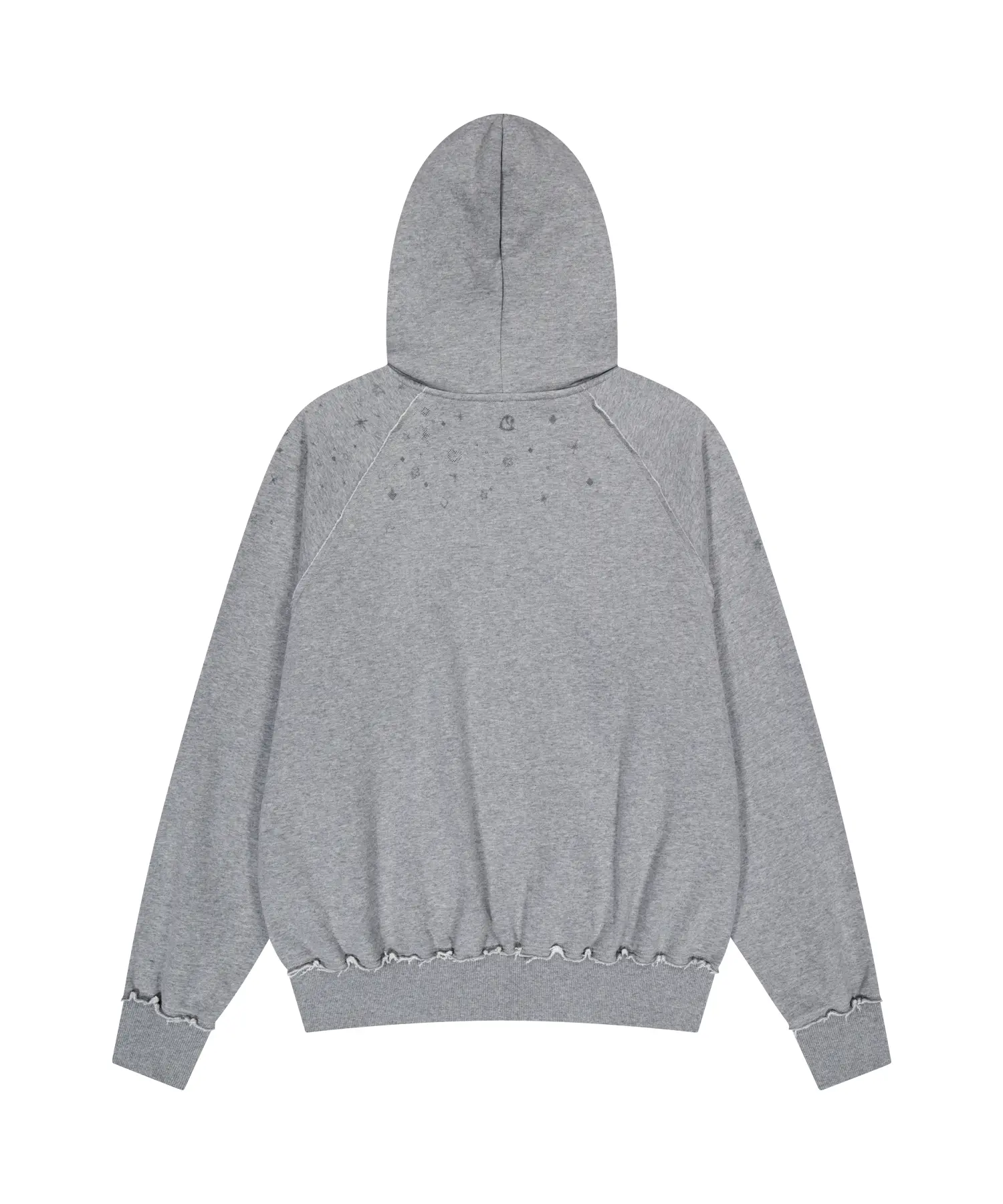 【COYSEIO】24FW TWINKLE HOOD ZIP-UP MUSINSA | COYSEIO TWINKLE HOOD ZIP-UP MELANGE GREY