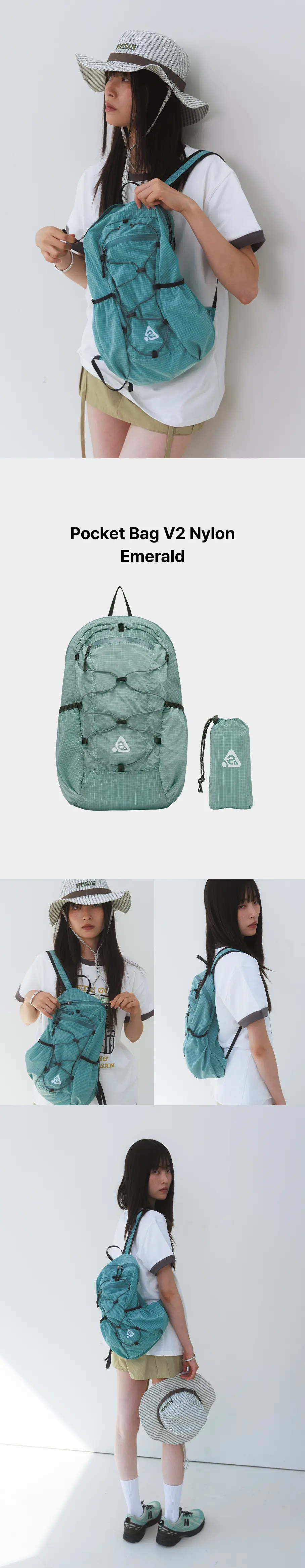 MUSINSA公式 | HEISAN 超軽量コンパクトポケットバッグ V2 ナイロン 