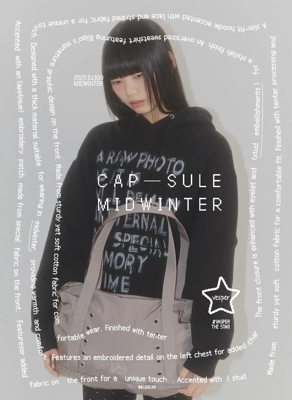 MUSINSA公式 | ILLIGO ユーティリティダッフルバッグ ブラック
