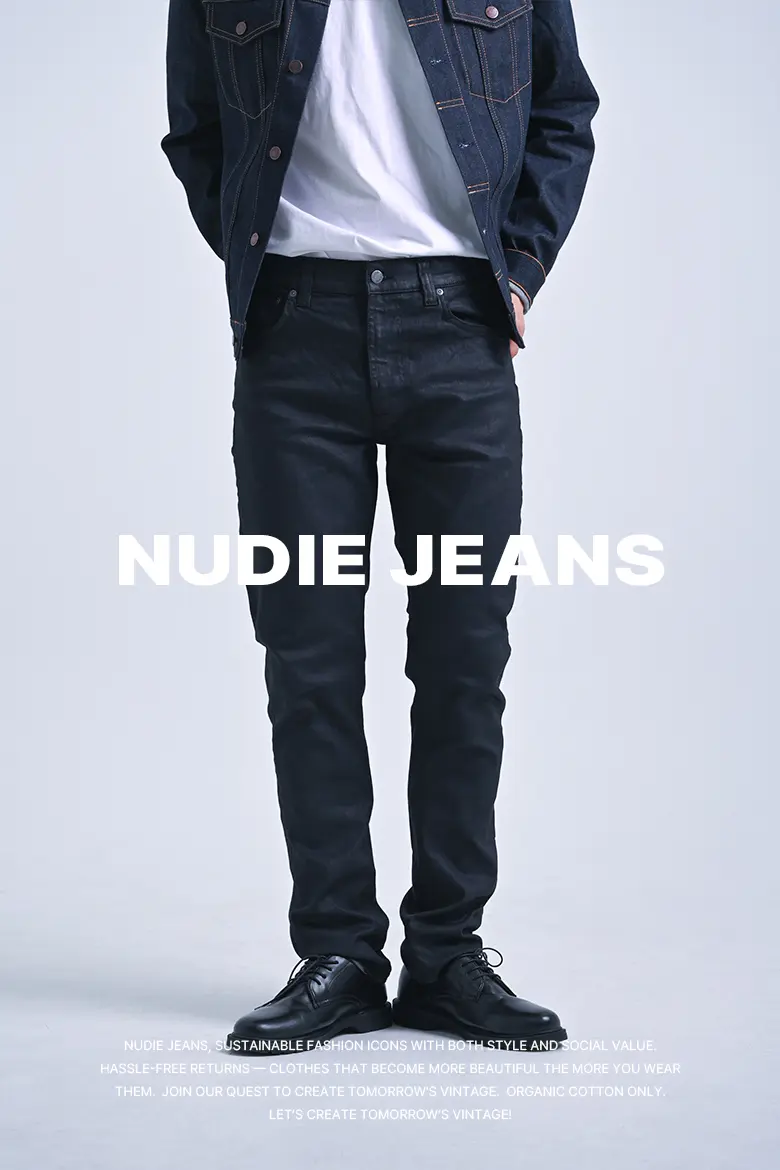新品 ヌーディージーンズ Thin Finn Back 2 Black 3130 MUSINSA公式 | NUDIEJEANS Thin Finn Back 2 Black 112431