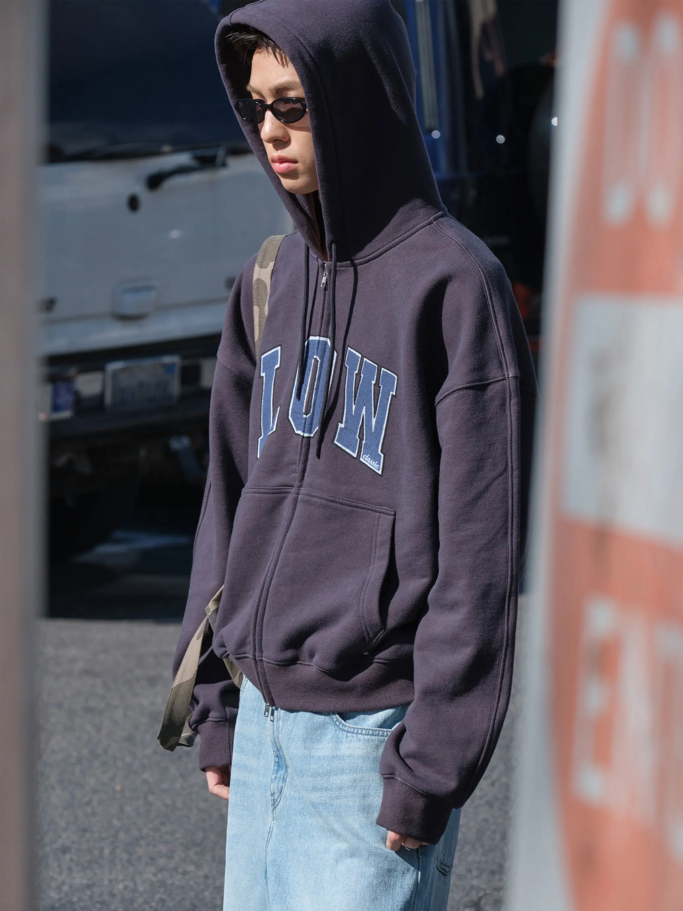 MUSINSA公式 | LOW CLASSIC LOW SOFT SWEAT ZIP-UP 