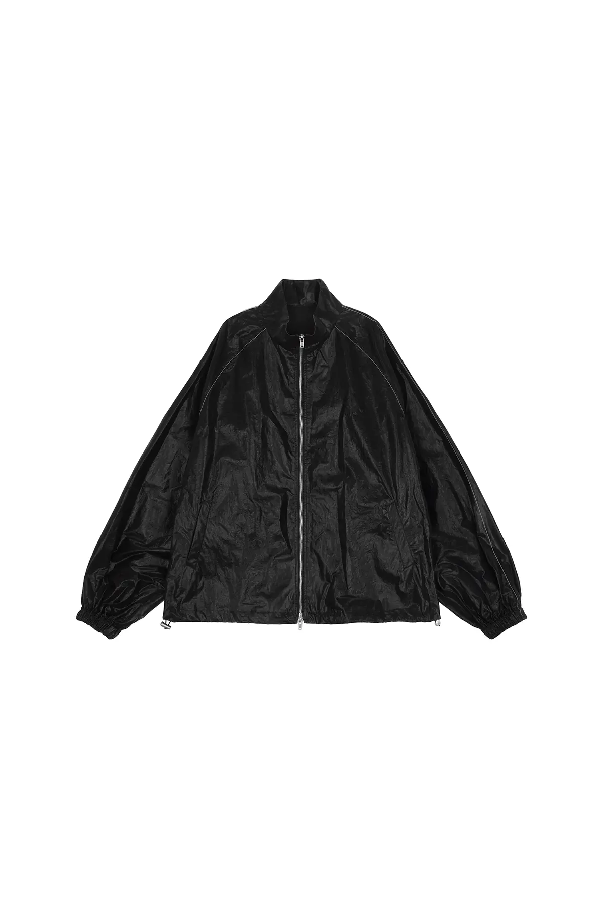 MUSINSA公式 | MATIN KIM MATIN KIM LOGO COATING JUMPER IN BLACK