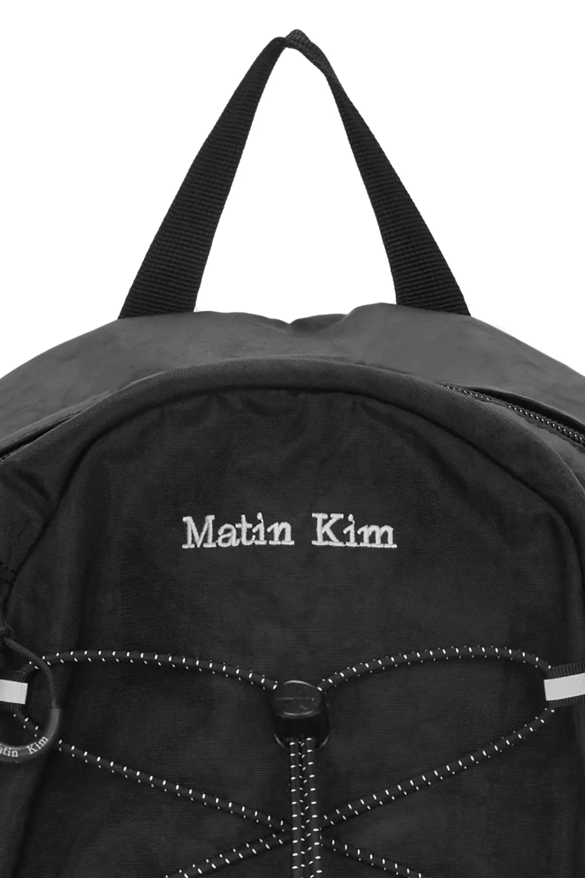 MUSINSA公式 | MATIN KIM STRING UTILITY BACK PACK IN BLACK