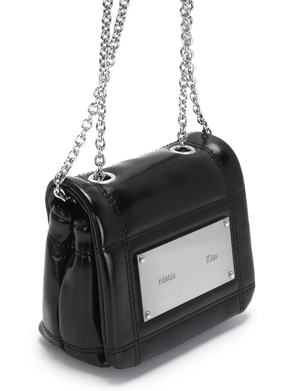 MUSINSA公式 | MATIN KIM CLASSIC CHAIN QUILTING MINI BAG IN BLACK
