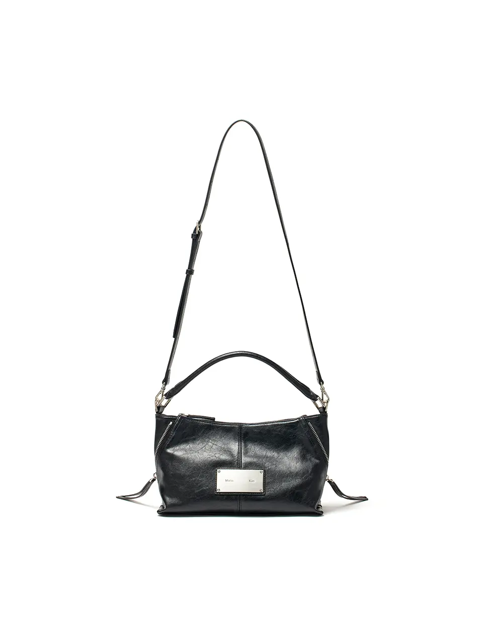 MUSINSA公式 | MATIN KIM SIDE ZIPPER TWO WAY BAG IN BLACK