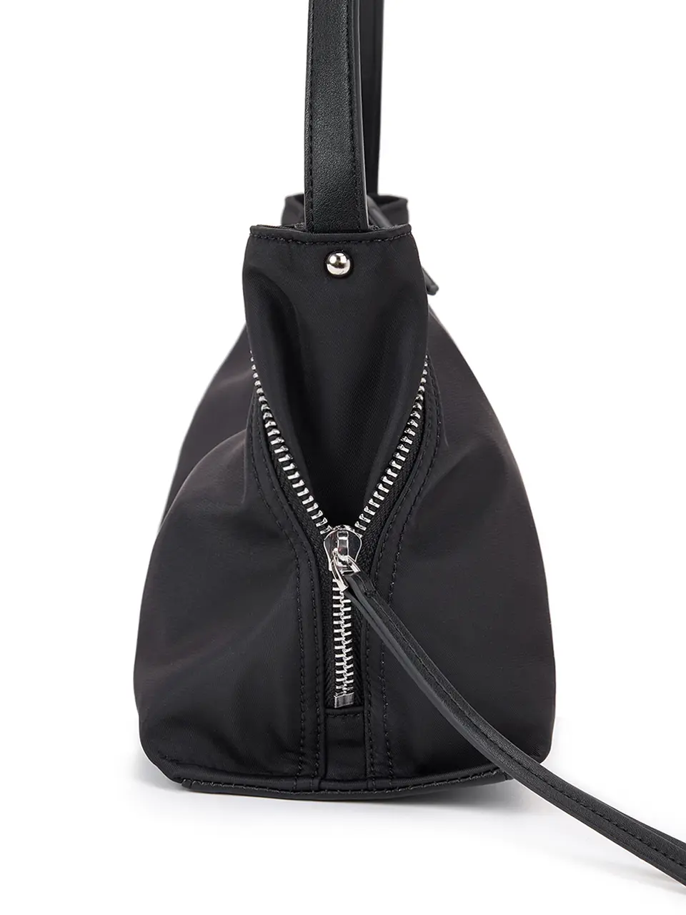 MatinKkim SIDE ZIPPER 大容量シングルスカートバッグ 黒 MatinkimSIDE 