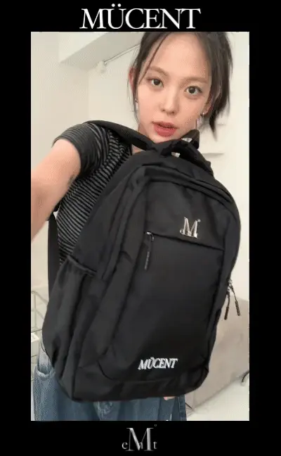 MUCENT メタルロゴ バック MUSINSA公式 | MUCENT マイキーメタルロゴバックパック 男女共用