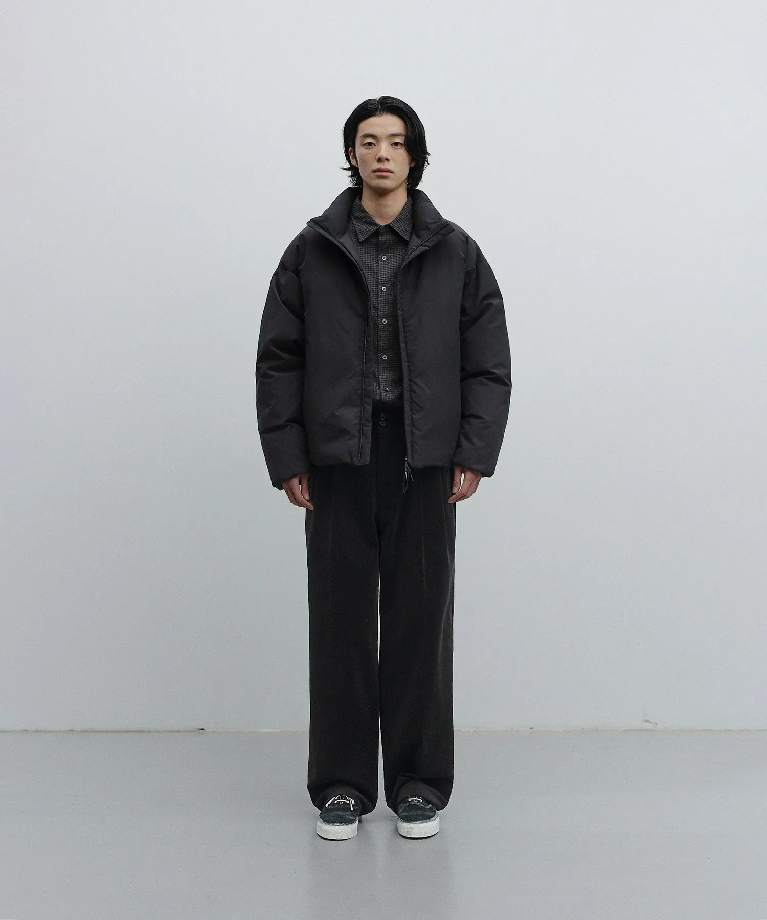 MUSINSA | ANOTHER OFFICE Snowman Down Jacket (Black)