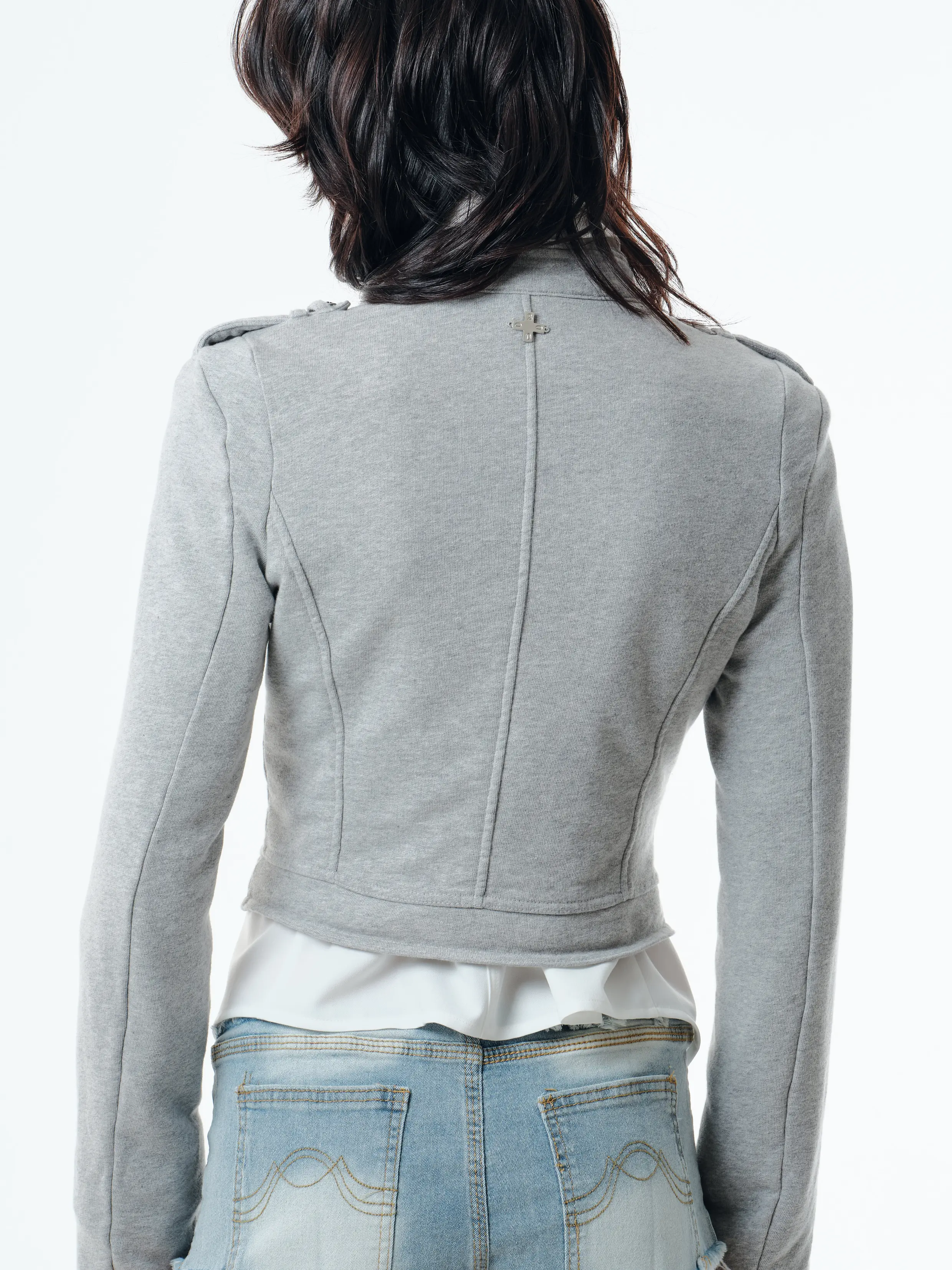 MUSINSA公式 | 2000ARCHIVES 2000 NAPOLEON JACKET (MELANGE GREY)