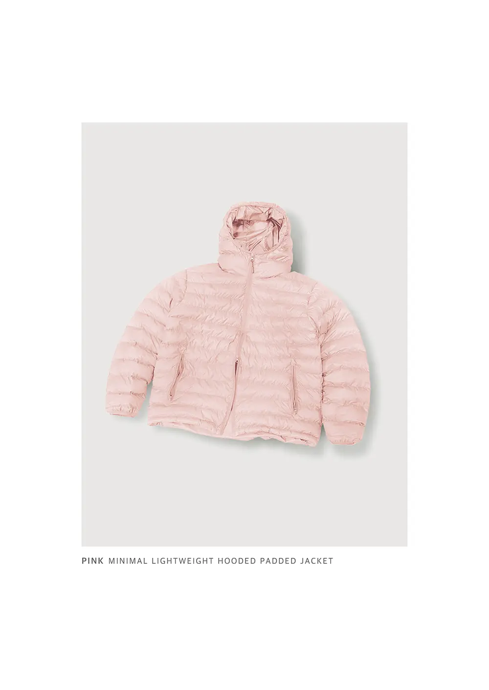 MUSINSA | MOOD INSIDE WOMAN (woman) Minimal Lightweight Hooded Padded Jacket _9Color